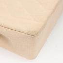 CHANEL Matelasse Chain Diana Shoulder Bag Canvas Pink CC Auth 120753-12