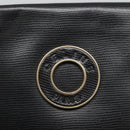 CELINE Handtas Leer Zwart Goud Auth 120782-18