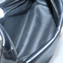 CELINE Handtas Leer Zwart Goud Auth 120782-10