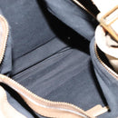 BURBERRY Nova Check Shoulder Bag Canvas Beige Gold Auth 120793-21