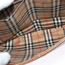 Burberrys Shoulder Bag Leather Brown Gold Auth 120806-19