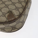 GUCCI GG Canvas Web Sherry Line Bag PVC Beige Gold 89 02 066 Auth 120808-13