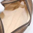 GUCCI GG Canvas Web Sherry Line Bag PVC Beige Gold 89 02 066 Auth 120808-17