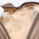 GUCCI GG Canvas Web Sherry Line Bag PVC Beige Gold 89 02 066 Auth 120808-18