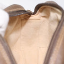 GUCCI GG Canvas Web Sherry Line Bag PVC Beige Gold 89 02 066 Auth 120808-19