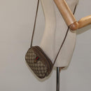 GUCCI GG Canvas Web Sherry Line Bag PVC Beige Gold 89 02 066 Auth 120808-21