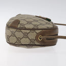 GUCCI GG Canvas Web Sherry Line Bag PVC Beige Gold 89 02 066 Auth 120808-4