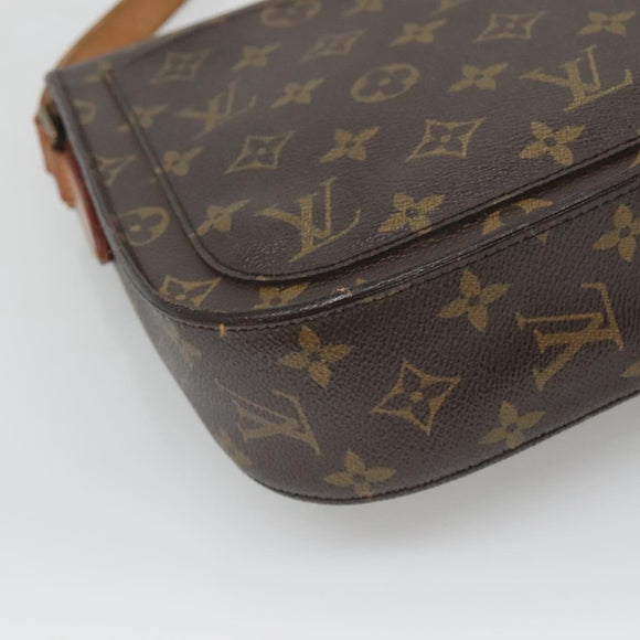 LOUIS VUITTON Monogram Saint Cloud GM Shoulder Bag M51242 LV Auth 120810