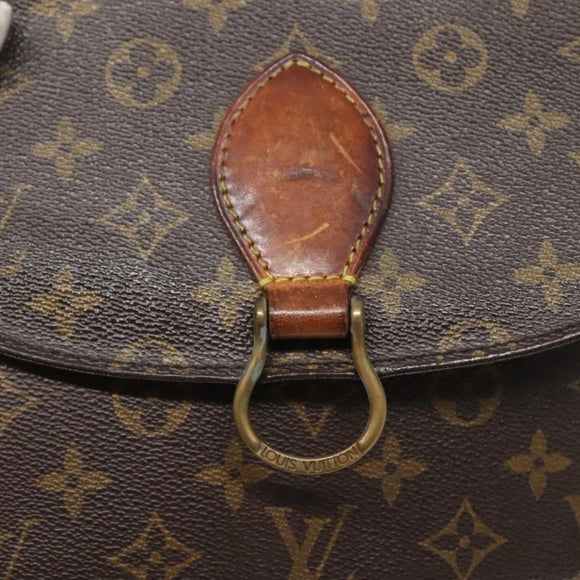 LOUIS VUITTON Monogram Saint Cloud GM Shoulder Bag M51242 LV Auth 120810