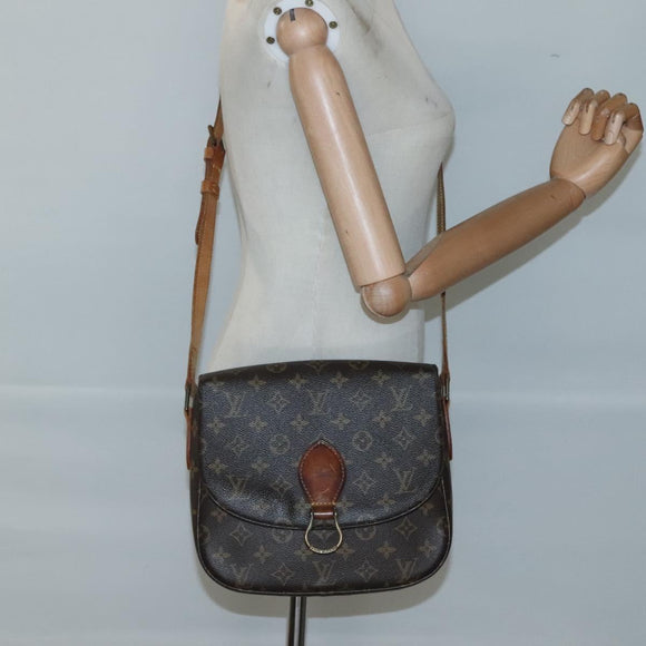 LOUIS VUITTON Monogram Saint Cloud GM Shoulder Bag M51242 LV Auth 120810