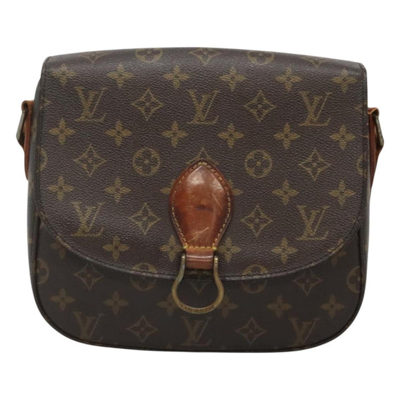LOUIS VUITTON Monogram Saint Cloud GM Shoulder Bag M51242 LV Auth 120810