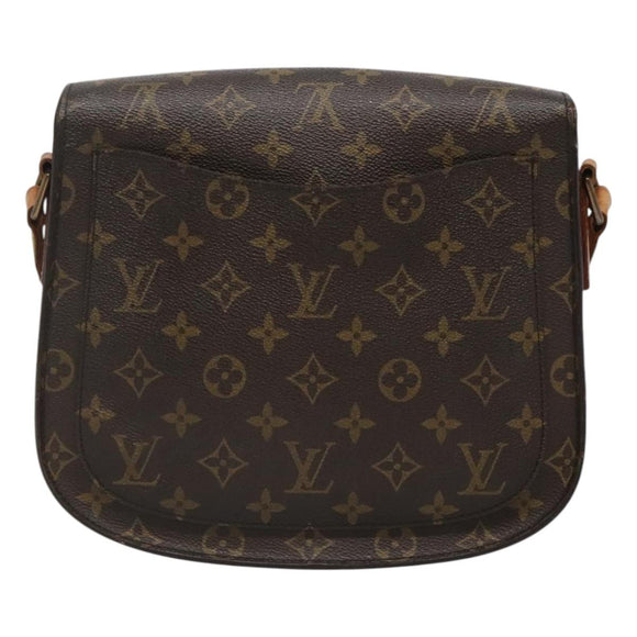LOUIS VUITTON Monogram Saint Cloud GM Shoulder Bag M51242 LV Auth 120810
