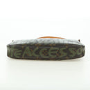 LOUIS VUITTON Monogram Graffiti Pochette Pouch Khaki M92191 LV Auth 120813V-15