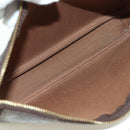 LOUIS VUITTON Monogram Graffiti Pochette Pouch Khaki M92191 LV Auth 120813V-21
