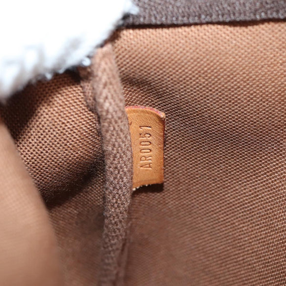 LOUIS VUITTON Monogram Graffiti Pochette Pouch Khaki M92191 LV Auth 120813V