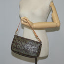 LOUIS VUITTON Monogram Graffiti Pochette Pouch Khaki M92191 LV Auth 120813V-22