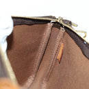 LOUIS VUITTON Monogram Graffiti Pochette Pouch Khaki M92191 LV Auth 120813V-22
