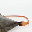 LOUIS VUITTON Monogram Graffiti Pochette Pouch Khaki M92191 LV Auth 120813V-14