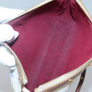LOUIS VUITTON Multicolor Pochette Accessoires Pouch White M92649 Auth 120819-18