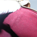 LOUIS VUITTON Multicolor Pochette Accessoires Pouch White M92649 Auth 120819-21