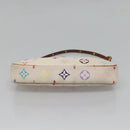 LOUIS VUITTON Multicolor Pochette Accessoires Pouch White M92649 Auth 120819-9