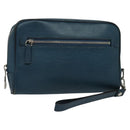 LOUIS VUITTON Epi Neo-Osh Clutch Bag Cyan LV Auth 120827-1