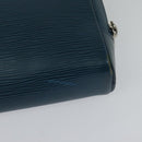 LOUIS VUITTON Epi Neo-Osh Clutch Bag Cyan LV Auth 120827-16