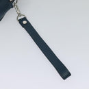 LOUIS VUITTON Epi Neo-Osh Clutch Bag Cyan LV Auth 120827-8