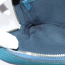 LOUIS VUITTON Epi Neo-Osh Clutch Bag Cyan LV Auth 120827-18