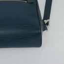 LOUIS VUITTON Epi Neo-Osh Clutch Bag Cyan LV Auth 120827-14