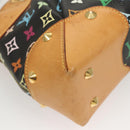 LOUIS VUITTON Monogram Multicolor Judy MM Bag 2Way Black M40256 LV Auth 120828-15