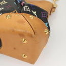 LOUIS VUITTON Monogram Multicolor Judy MM Bag 2Way Black M40256 LV Auth 120828-8