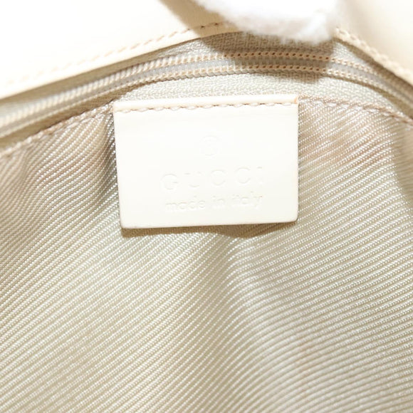 GUCCI GG Canvas Tote Bag PVC Blue Silver 002 1099 Auth 120831