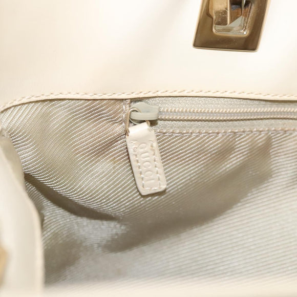 GUCCI GG Canvas Tote Bag PVC Blue Silver 002 1099 Auth 120831