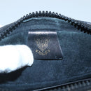 GUCCI Micro GG Canvas Web Sherry Line Shoulder Bag Black Gold Red Auth 120843-10