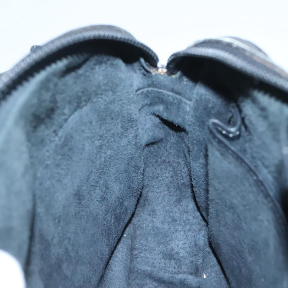 GUCCI Micro GG Canvas Web Sherry Line Shoulder Bag Black Gold Red Auth 120843