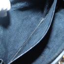 GUCCI Micro GG Canvas Web Sherry Line Shoulder Bag Black Gold Red Auth 120843-20