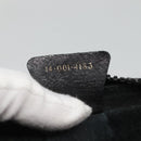 GUCCI Micro GG Canvas Web Sherry Line Shoulder Bag Black Gold Red Auth 120843-12