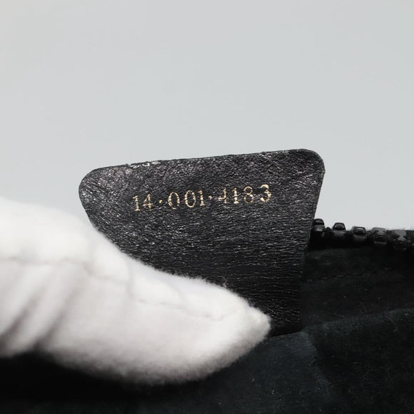 GUCCI Micro GG Canvas Web Sherry Line Shoulder Bag Black Gold Red Auth 120843