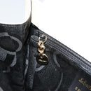 Salvatore Ferragamo Gancini Hand Bag Leather 2way Cream Gold Auth 120844-25