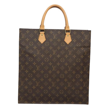 LOUIS VUITTON Monogram Sac Plat Hand Bag M51140 LV Auth 120846 - 0
