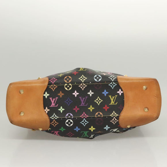 LOUIS VUITTON Monogram Multicolor Judy GM Bag 2way Black M40254 LV Auth 120847