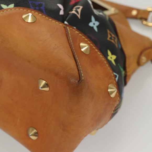 LOUIS VUITTON Monogram Multicolor Judy GM Bag 2way Black M40254 LV Auth 120847