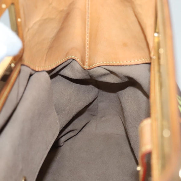 LOUIS VUITTON Monogram Multicolor Judy GM Bag 2way Black M40254 LV Auth 120847