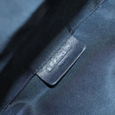 Christian Dior Trotter Canvas Saddle Pouch Navy Gold Auth 120854-17