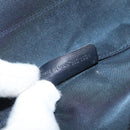 Christian Dior Trotter Canvas Saddle Pouch Navy Gold Auth 120854-12