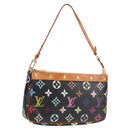 LOUIS VUITTON Monogram Multicolor Pochette Accessoires Black M92648 Auth 120858V-1