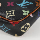LOUIS VUITTON Monogram Multicolor Pochette Accessoires Black M92648 Auth 120858V-16