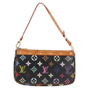 LOUIS VUITTON Monogram Multicolor Pochette Accessoires Black M92648 Auth 120858V-2