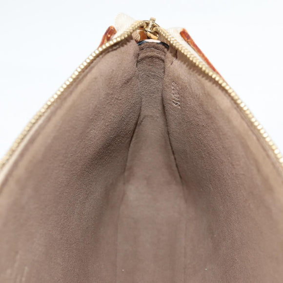 LOUIS VUITTON Monogram Multicolor Pochette Accessoires Black M92648 Auth 120858V